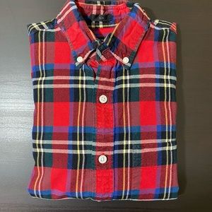 J. Crew Slim fit Oxford Cloth Shirt Vintage Plaid